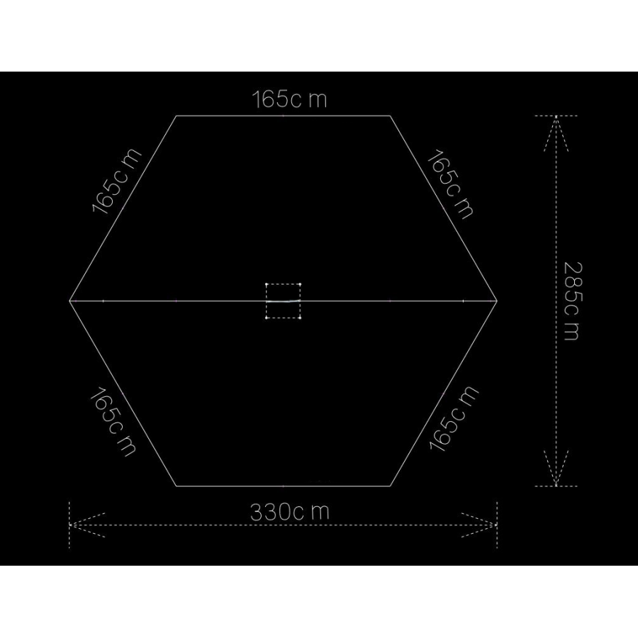 Пол теплый для шестигранных палаток Blaufisch 285*330 Пол теплый для шестигранных палаток Blaufisch 285*330